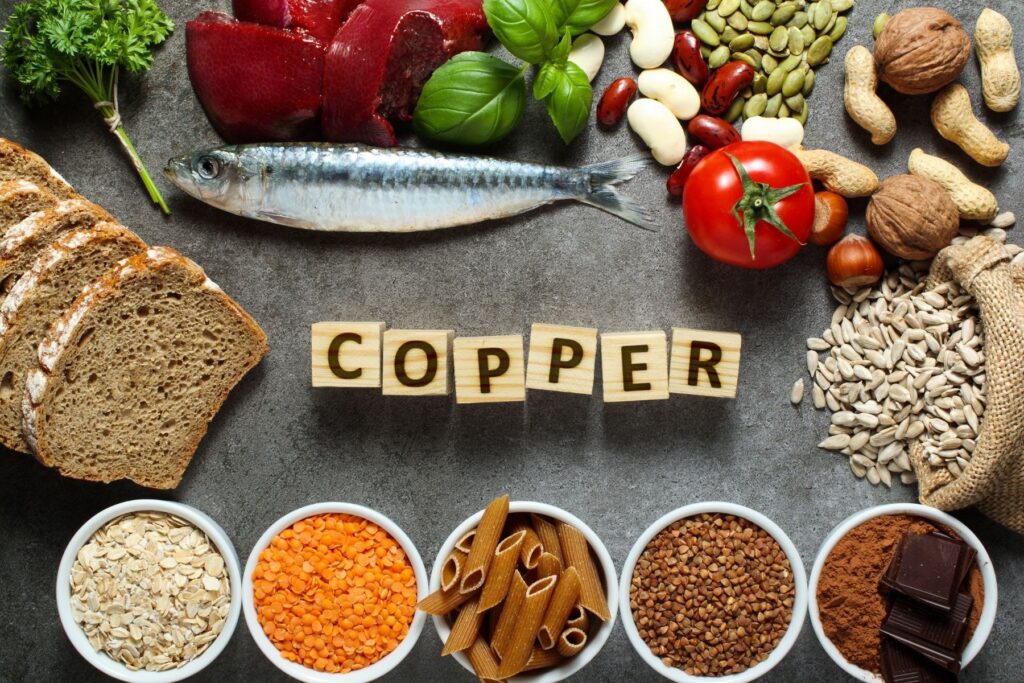 image of foods high in copper